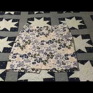Ann Taylor floral pencil skirt